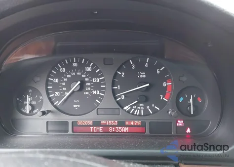 2001 BMW 540I z USA, uszkodzony, nr VIN WBADN53461GC96973